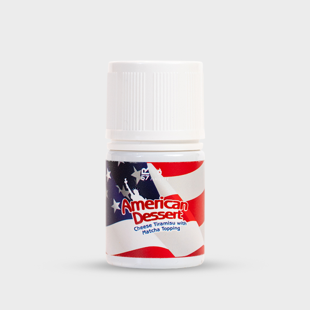 AMERICAN DESSERT Cheese Tiramisu with Matcha Toping (V1) 60ML